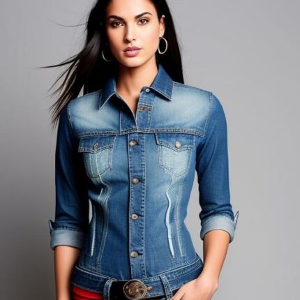 Denim shirt women