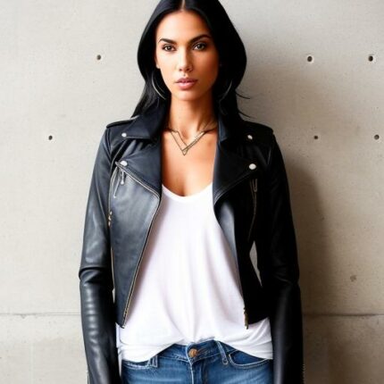 Leather Jacket Woman