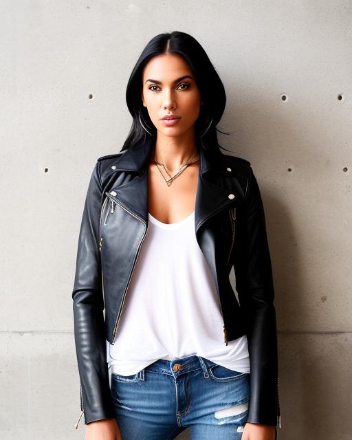 Leather Jacket Woman