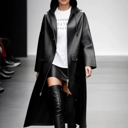 Leather Overcoat