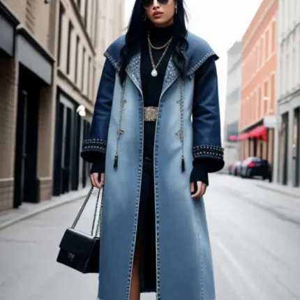 Longline Denim Coat