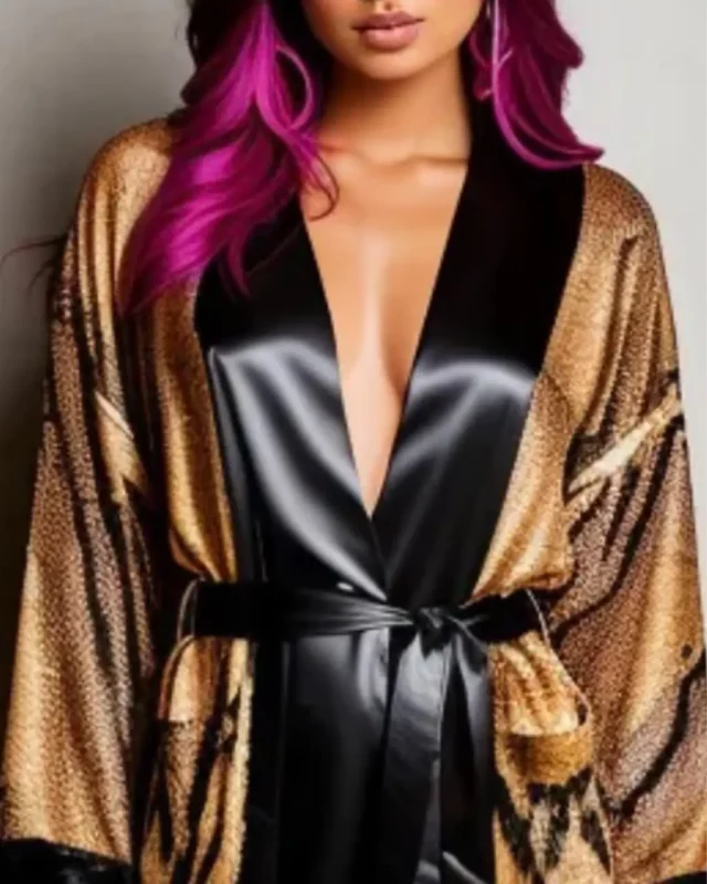 Satin Dressing Gown