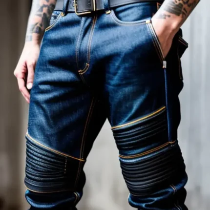 Biker jeans