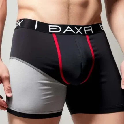 Contrast colour block boxer briefs