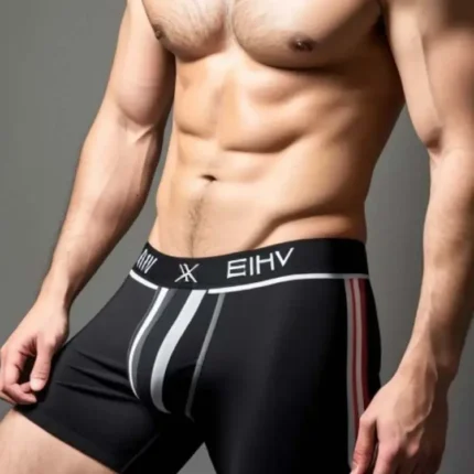 Contrast stripe boxer brief