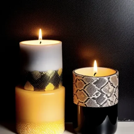 Two tone candle